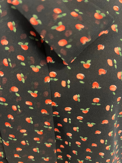 BETTIE MUNRO PEACH CHIFFON TOP | XS