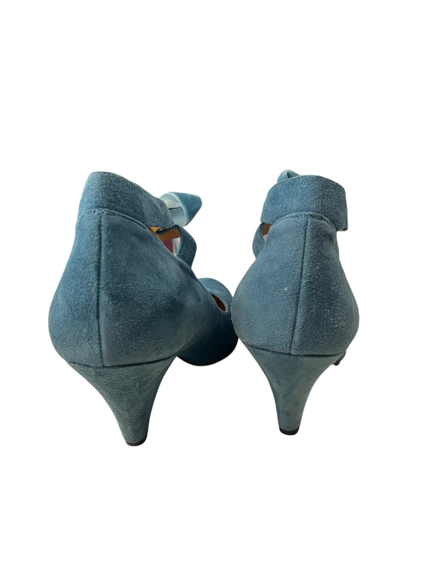 MI PIACI BLUE VELVET HEELS | 39