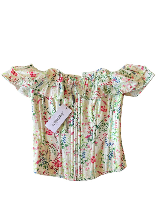 CORSET STORY FLORAL TOP | 30