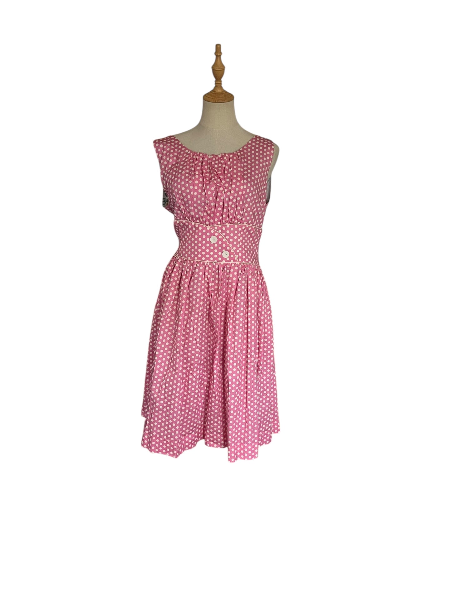 KITTEN DAMOUR POLKADOT DRESS | 16