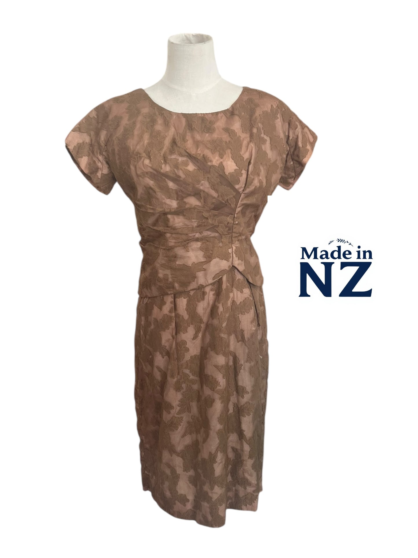 SILTEX COCOA CHIFFON DRESS | 10