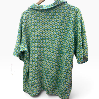 DAZIE GREEN & BLUE FLOWER SHIRT | 14
