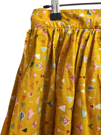 HEARTS & FOUND MUSTARD SKIRT | 10