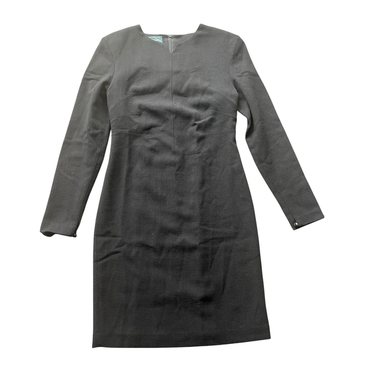 JANE DANIELS  BLACK WOOL DRESS | 8