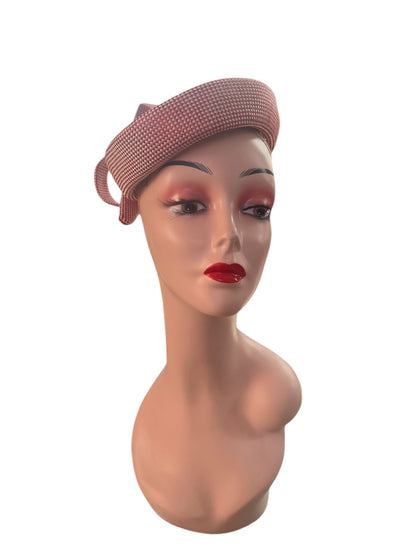 RED ROW PILL BOX HAT