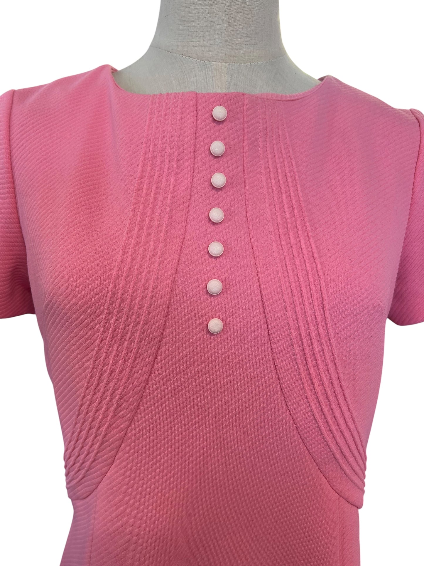 MAGGIE PINK 60S MOD DRESS | 12