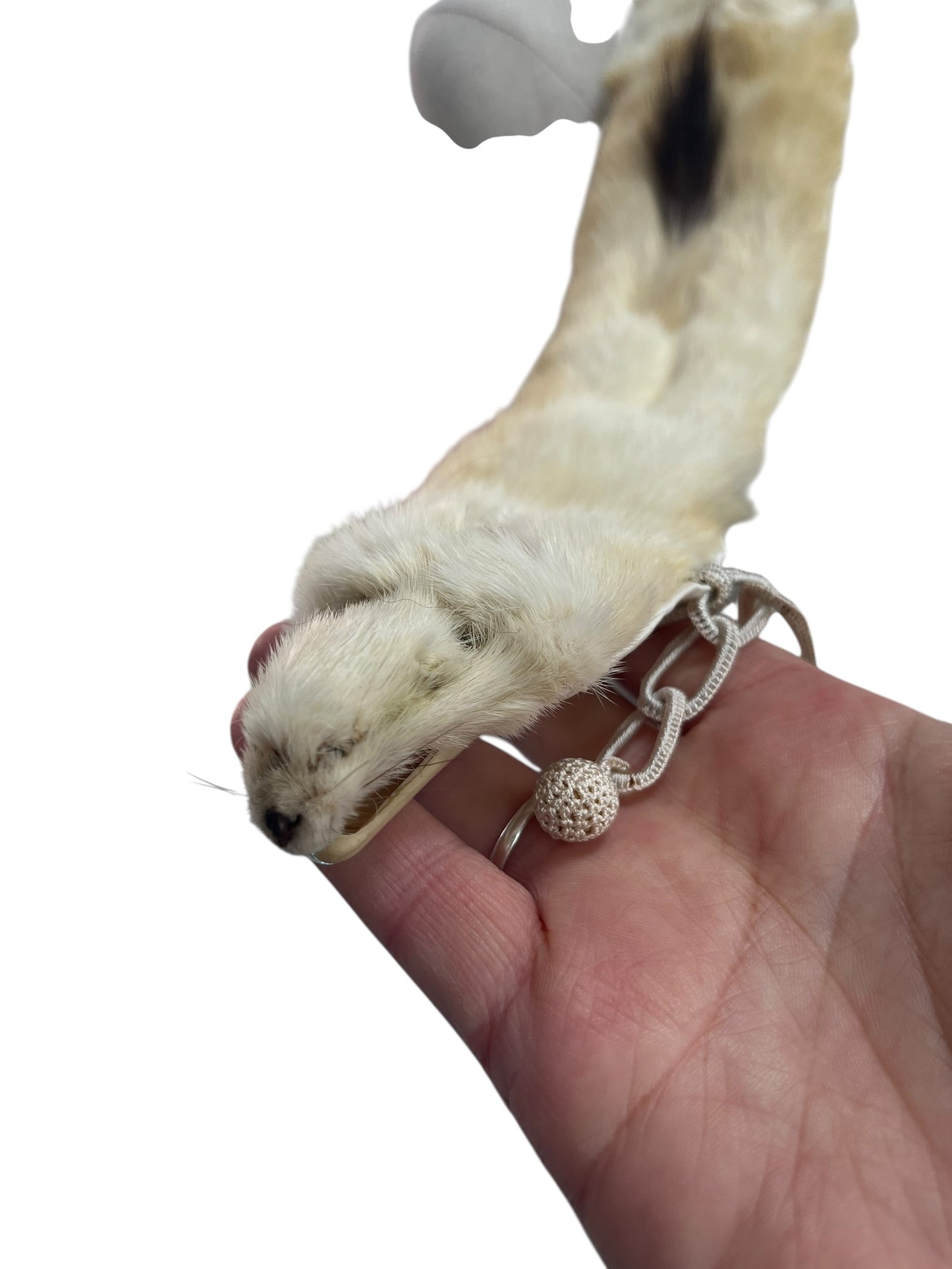 FERRET HEAD FUR STOLE