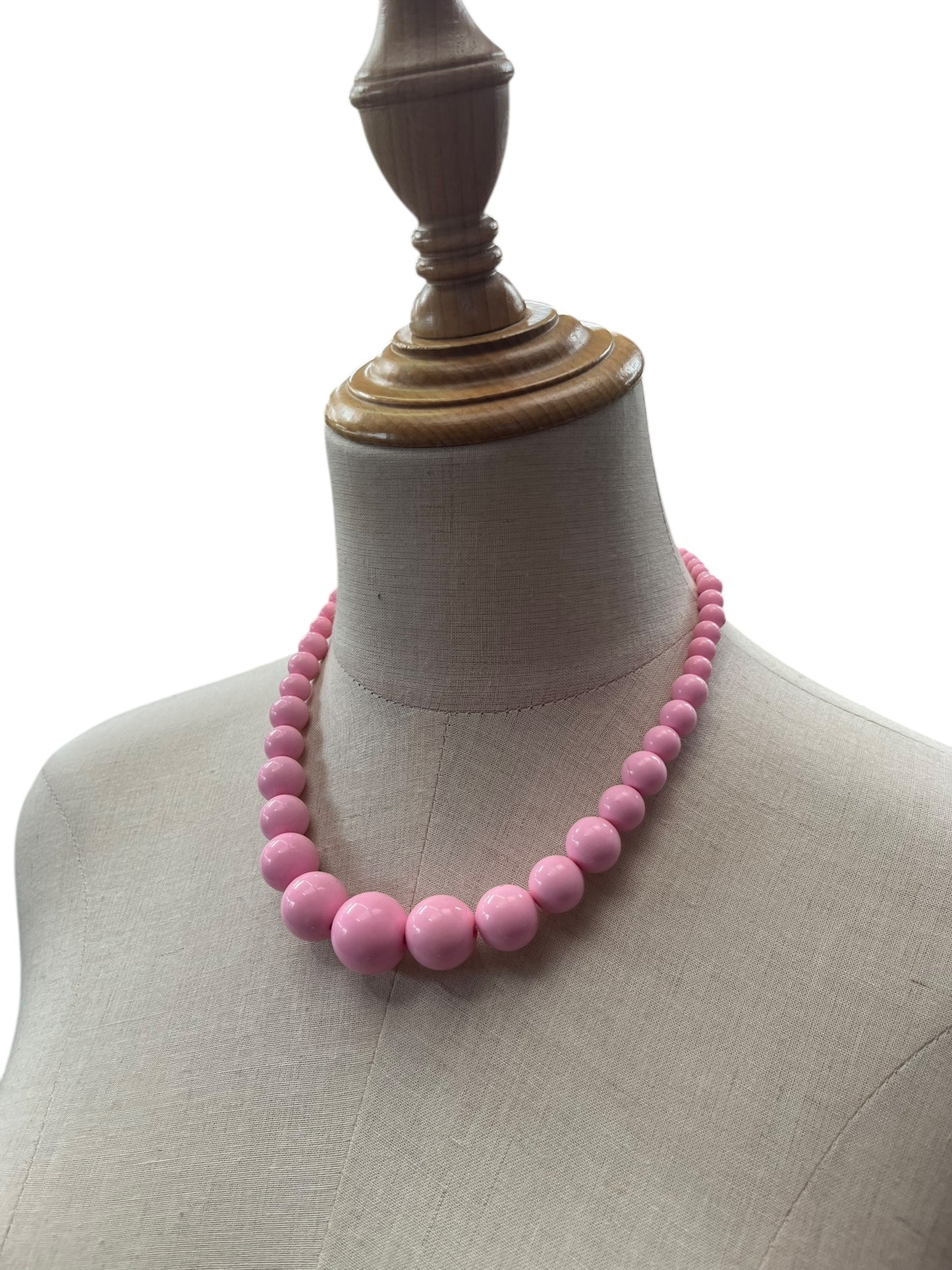 LARGE BUBBLEGUM BEADS