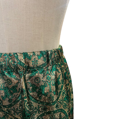 GREEN & GOLD 70S SKIRT | 10