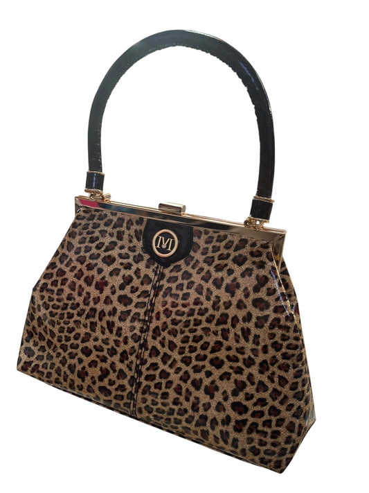 LEOPARD GLITTER BAG