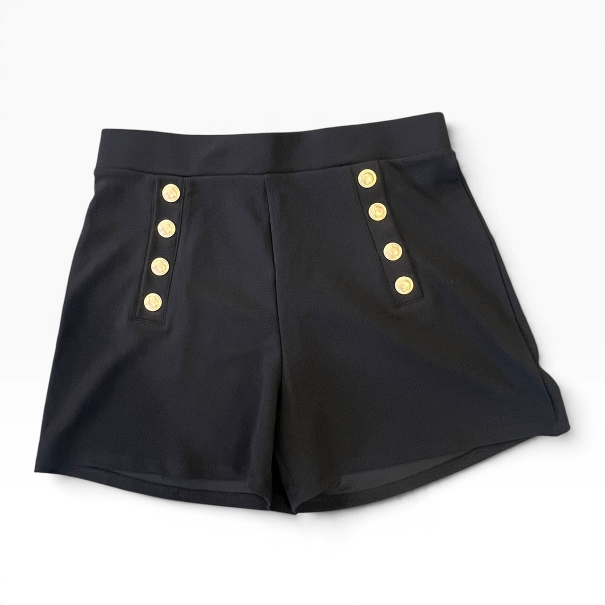 BLACK NAUTICAL SHORTS | M