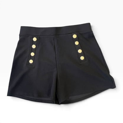 BLACK NAUTICAL SHORTS | M