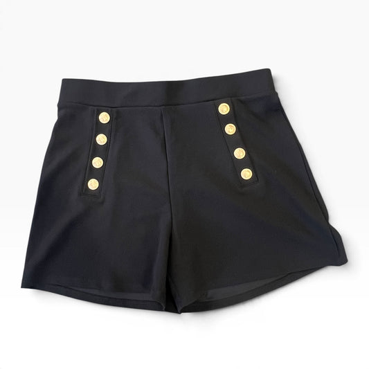 BLACK NAUTICAL SHORTS | M