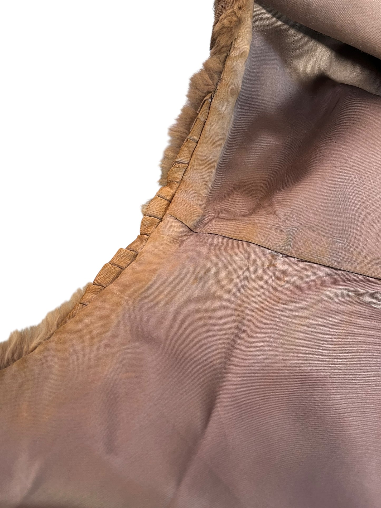 TAUPE TONED FUR STOLE