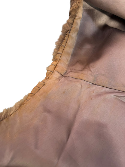 TAUPE TONED FUR STOLE