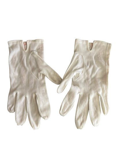 BLUE EMBROIDERED GLOVES