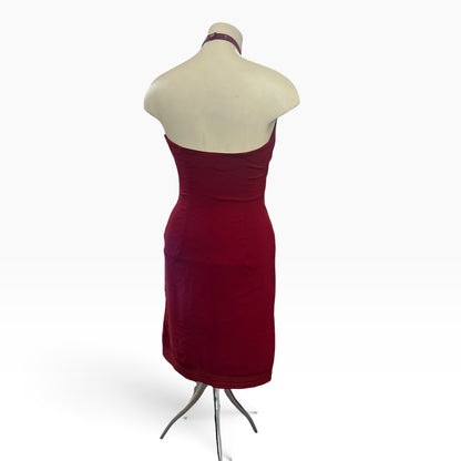 CUE RED 90S DRESS | 12