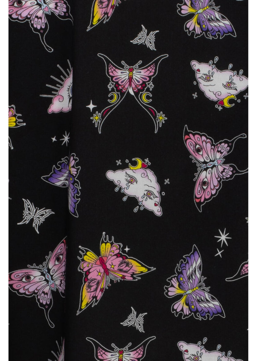 HELL BUNNY MOTH SKIRT | M