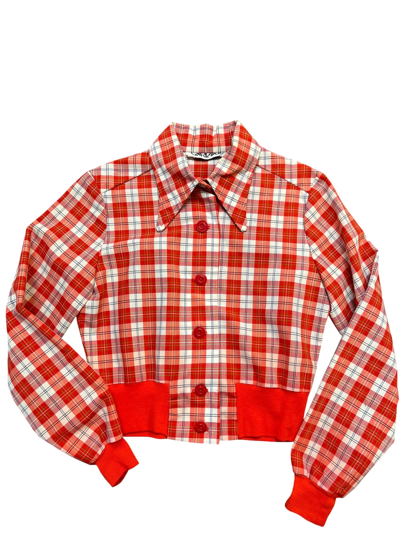 GARLAND ORANGE TARTAN 70S SUIT | 4/6