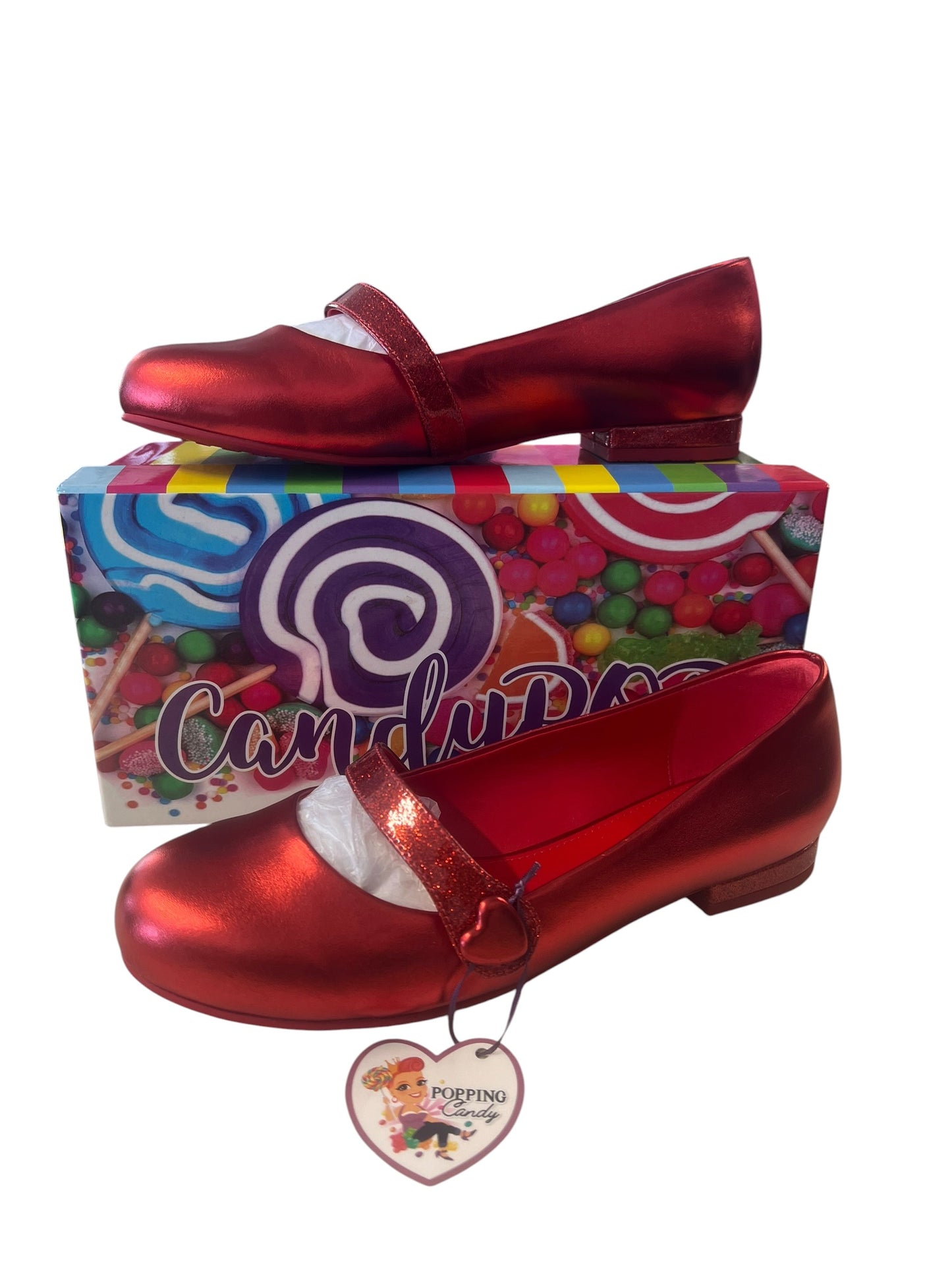 CANDY POP RED KANSAS SHOES | 8