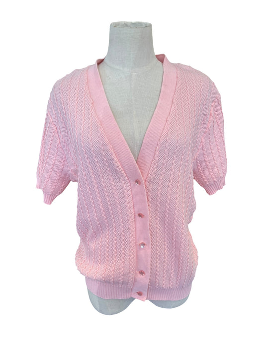 FIELDS PEACH CARDIGAN | M