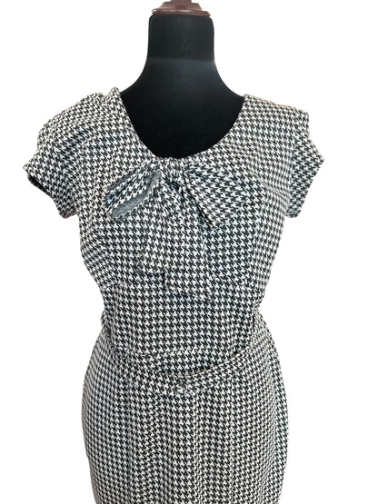 STOP STARING HOUNDSTOOTH DRESS | XL