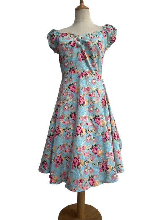 COLLECTIF ORIGAMI FLORAL DOLL DRESS | 8