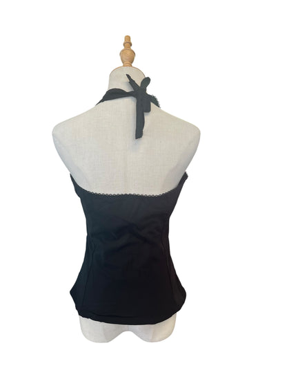ILLICT BLACK HALTER TOP | 12