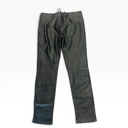 LEATHER CONNECTION BLACK PANTS | 14