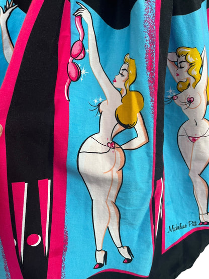 PIN UP GIRL BURLESQUE SKIRT SZ XL