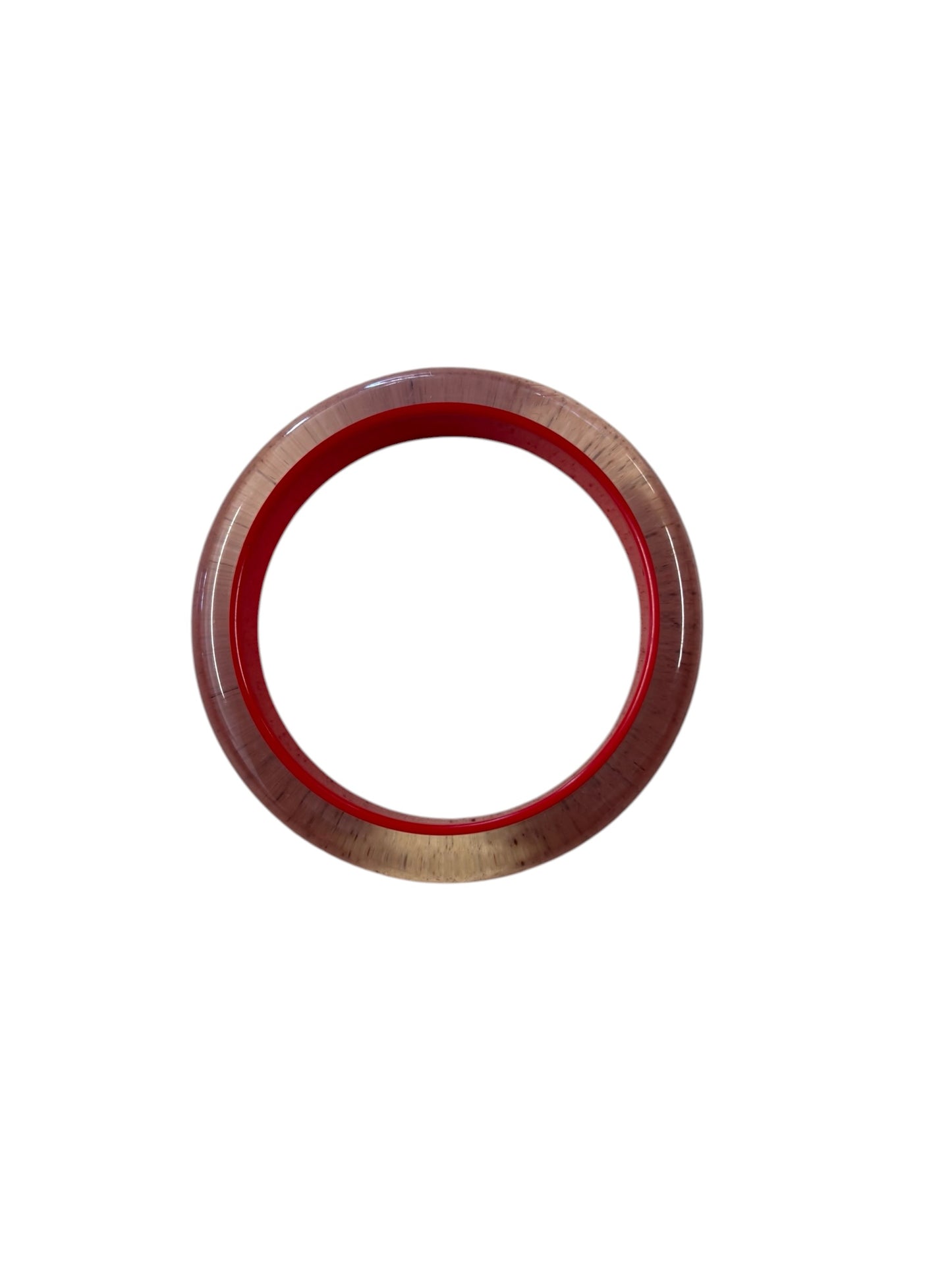 RED CLEAR BANGLE