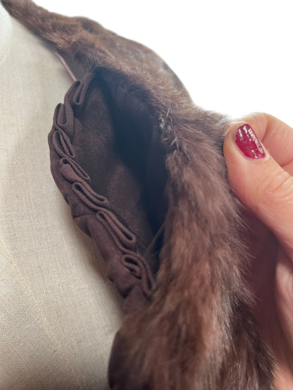 BROWN FUR CAPELET | 16/18