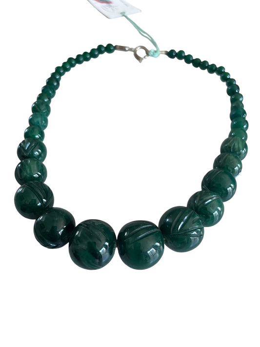 DEEP GREEN NECKLACE
