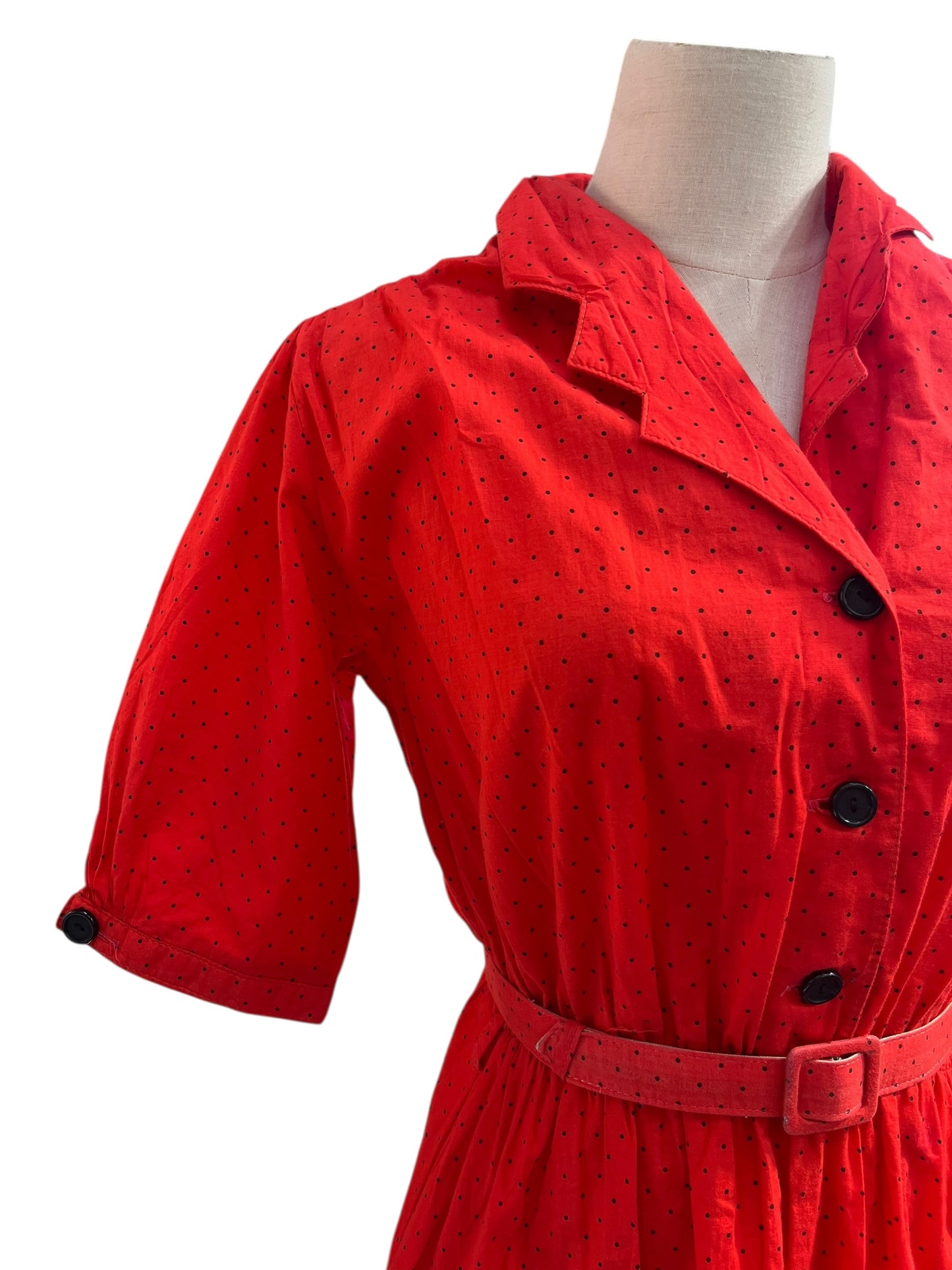 JINTYS RED POLKADOT DRESS | 12