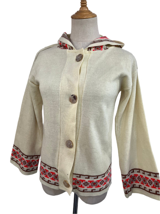 MINSTER HOODED CARDIGAN SZ 10