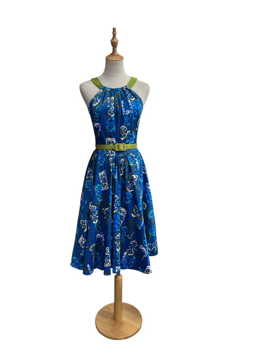 PIN UP GIRL BLUE DRESS | 8