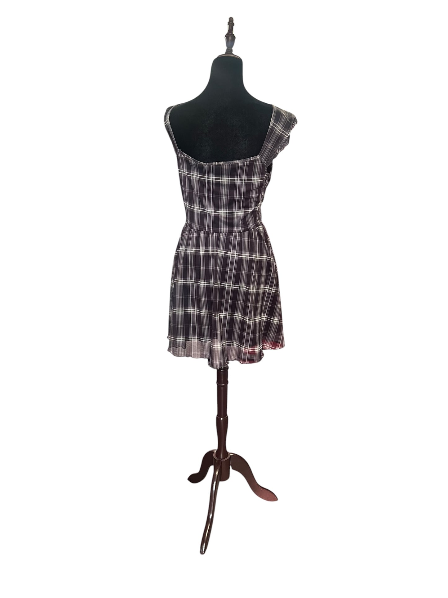 CIDER TARTAN DRESS | S