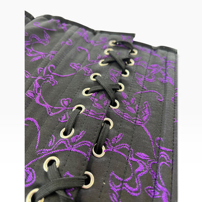 PURPLE & BLACK CORSET | 34