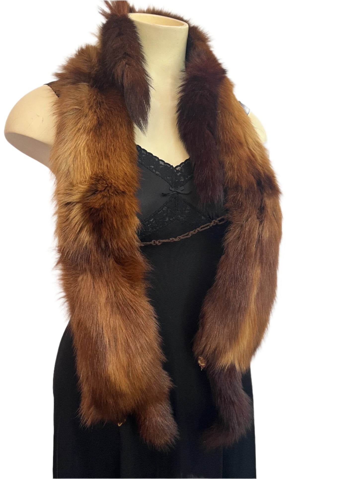 FOX FUR NECK STOLE