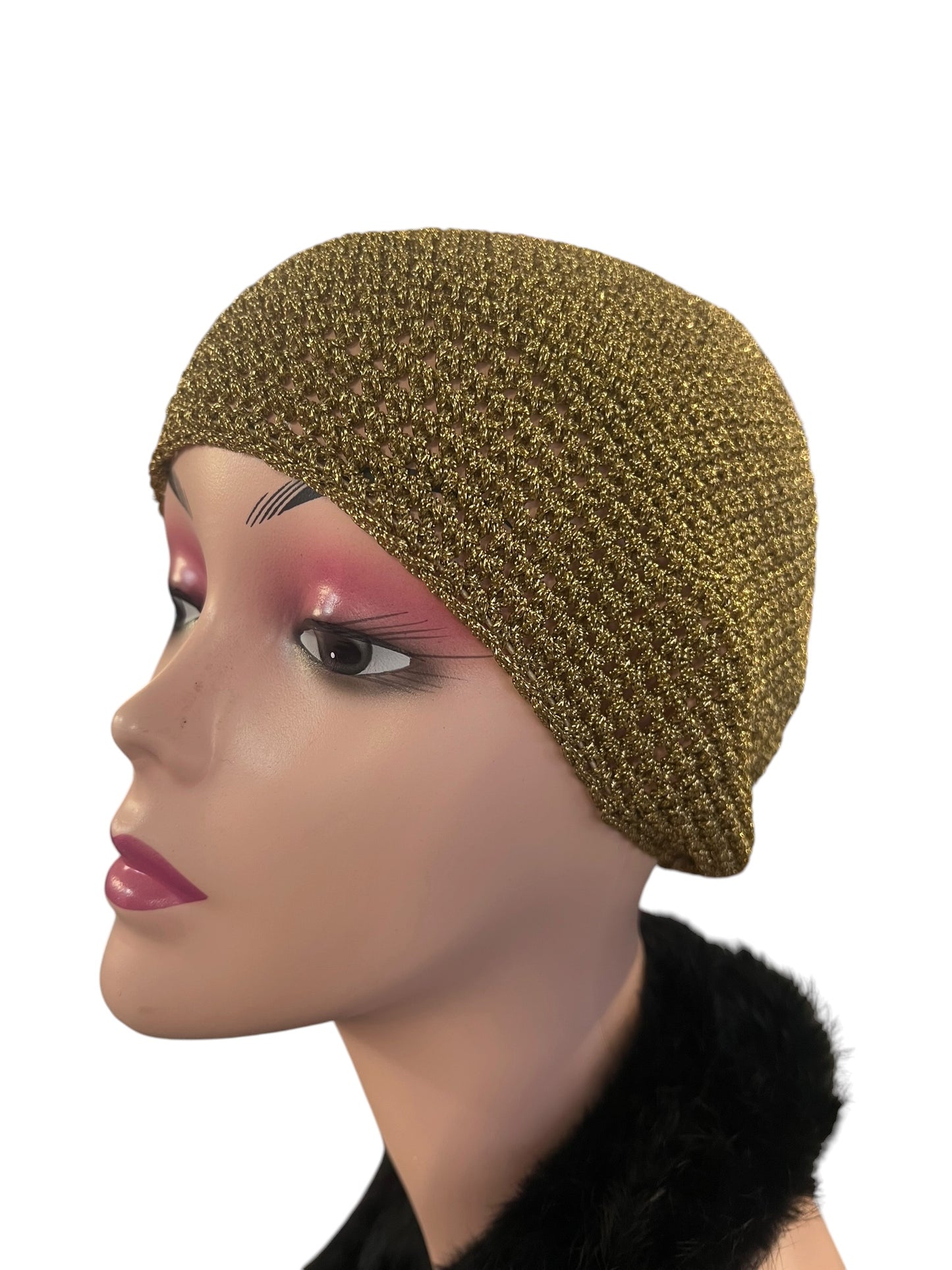 GOLD SKULL CAP