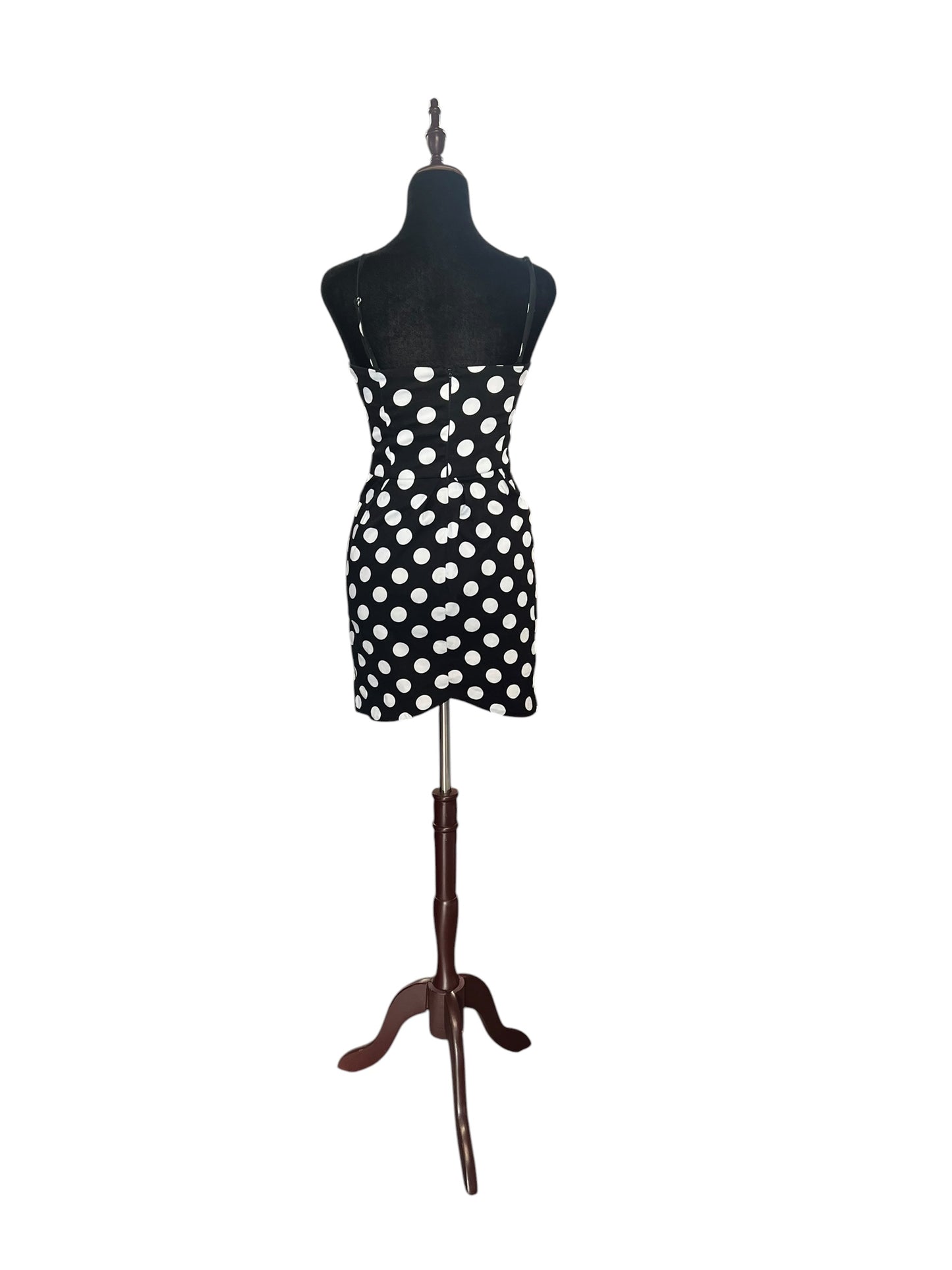 MISS ANNE POLKADOT MINI DRESS | 10
