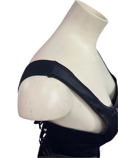 PURPLE CORSET TOP SZ 12/14