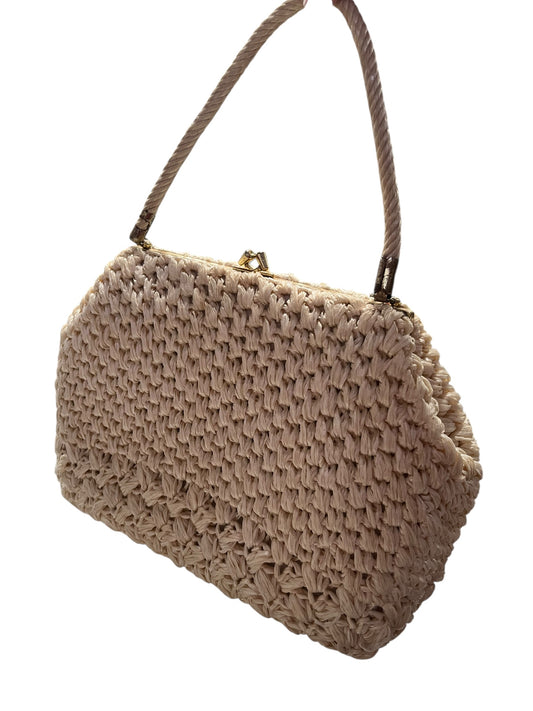 LARGE WOVEN HANDBAG