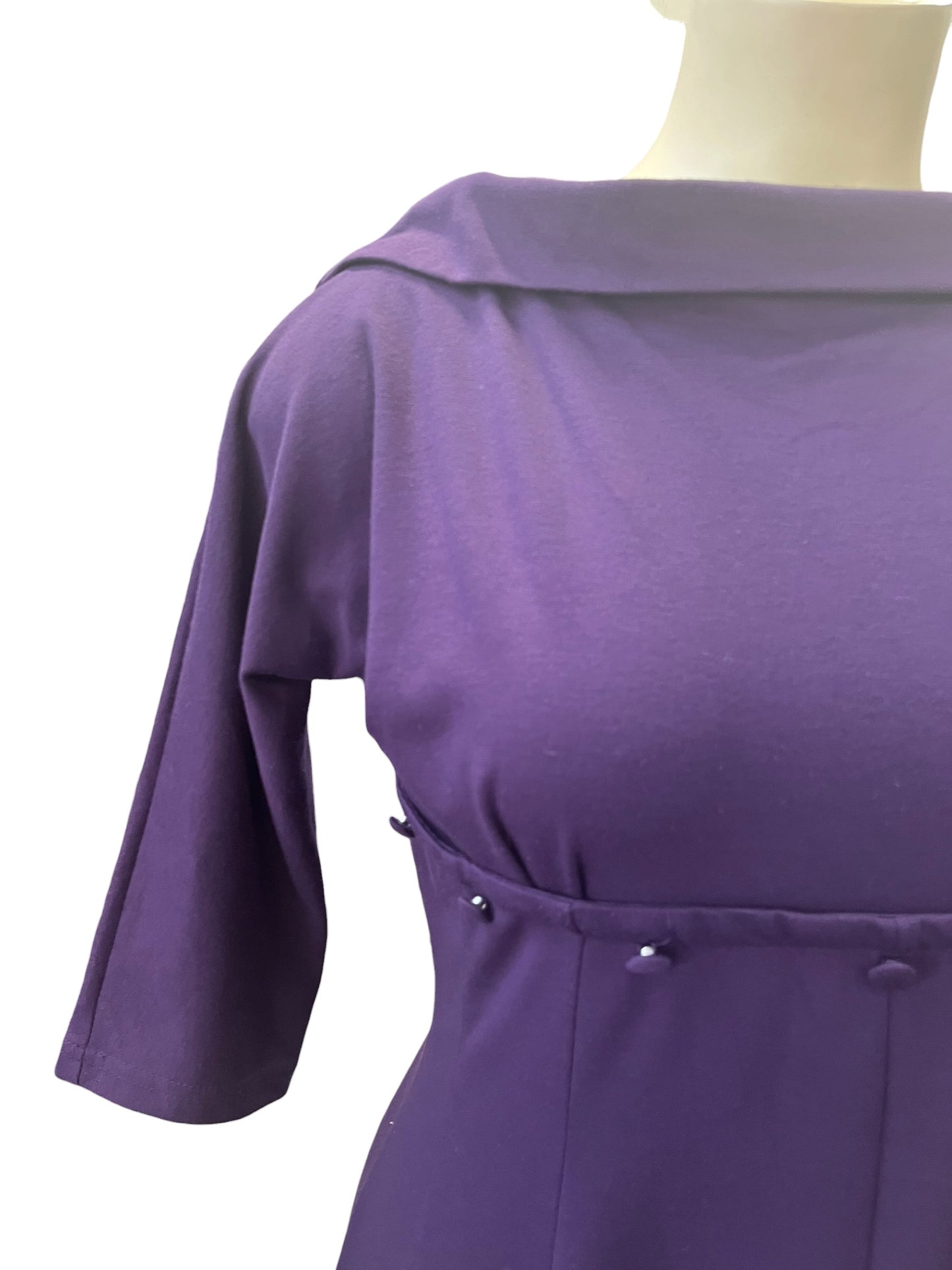 LINDY BOP AUBERGINE DRESS | 18