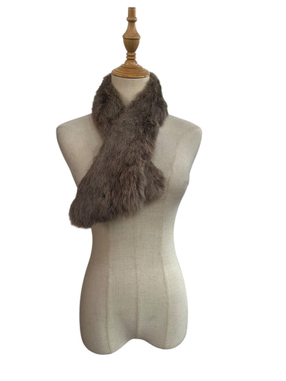 SOFT RABBIT NECKPIECE