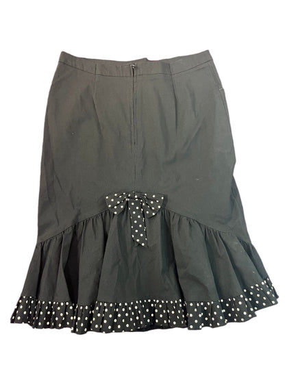 HELLBUNNY POLKADOT PENCIL SKIRT SZ L/12
