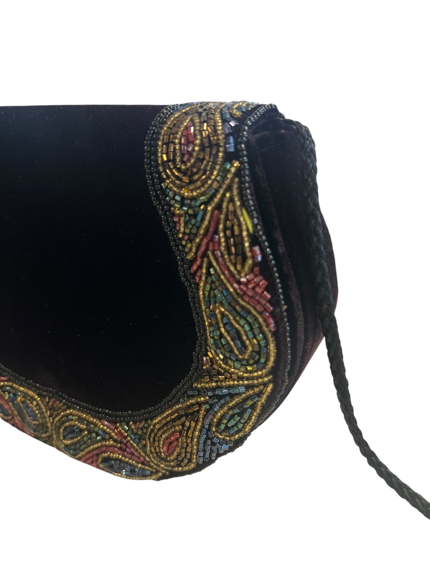 VELVET SHOULDER BAG