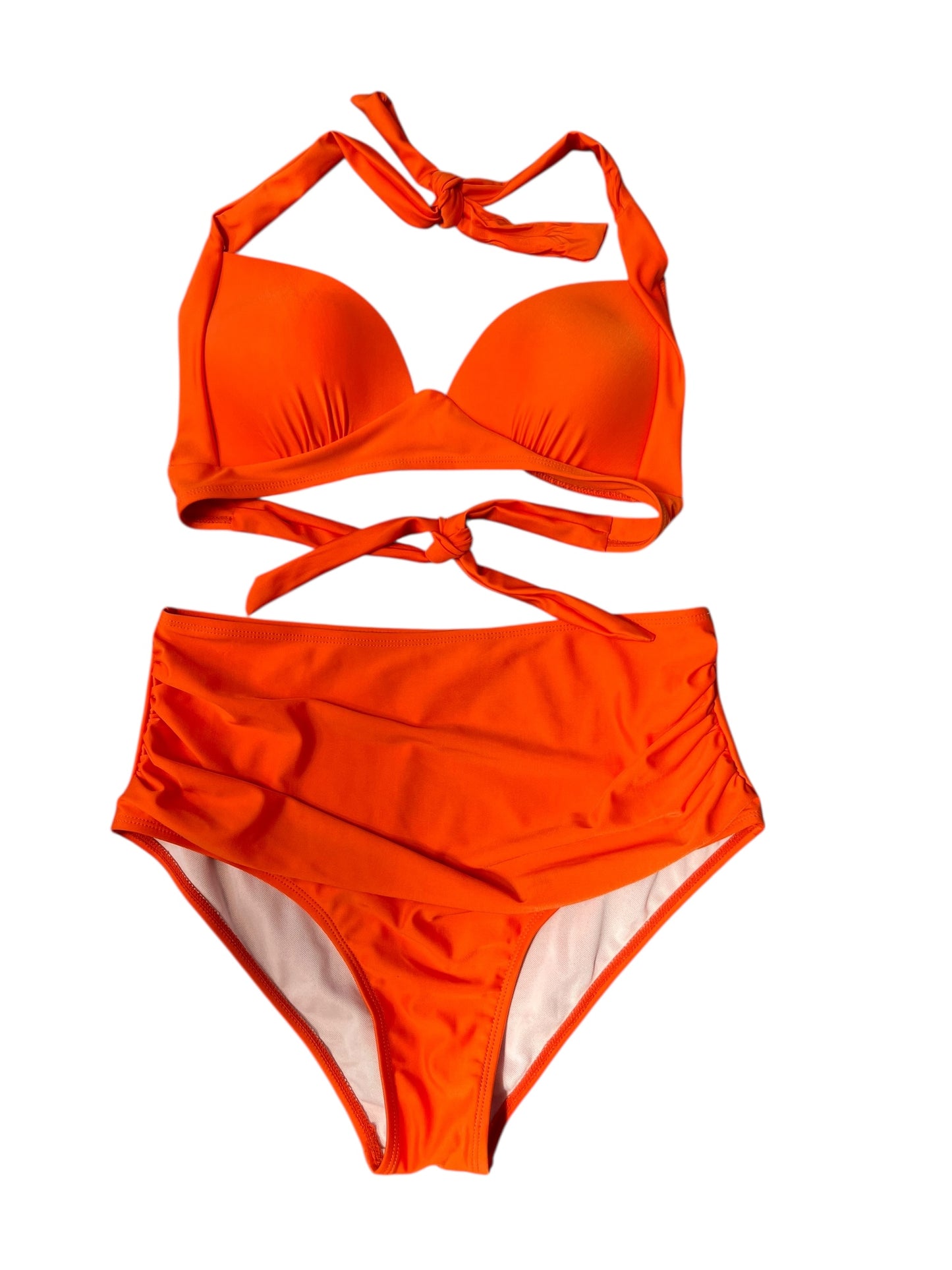 ORANGE 2PC SWIMSUIT | M