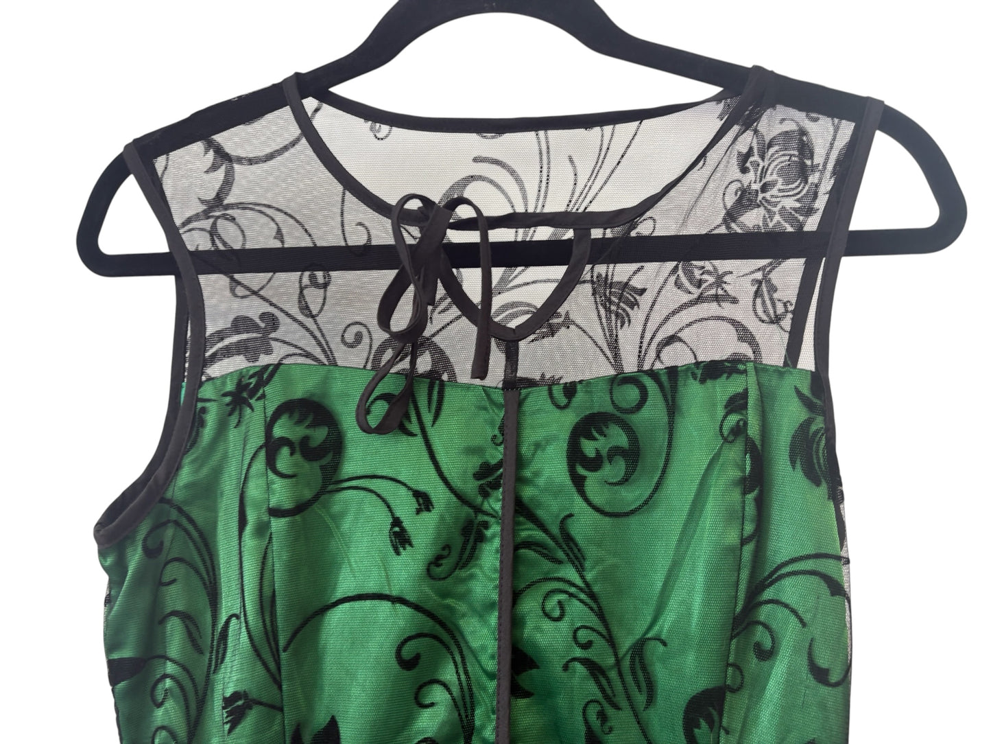 LINDY BOP GREEN ORGANZA DRESS | 8