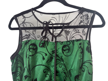 LINDY BOP GREEN ORGANZA DRESS | 8